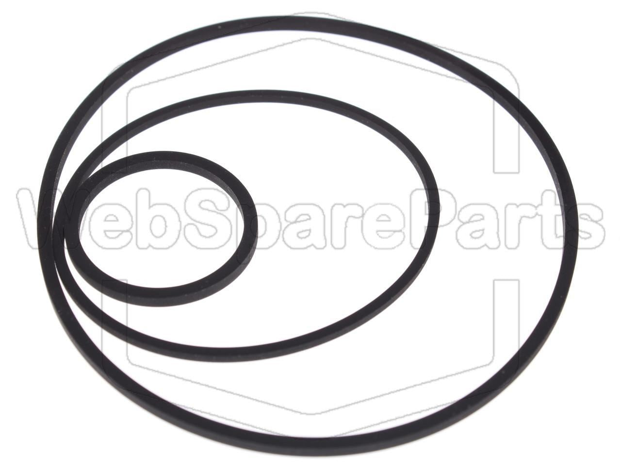 Belt Kit For Video Cassette Recorder Universum VR-542