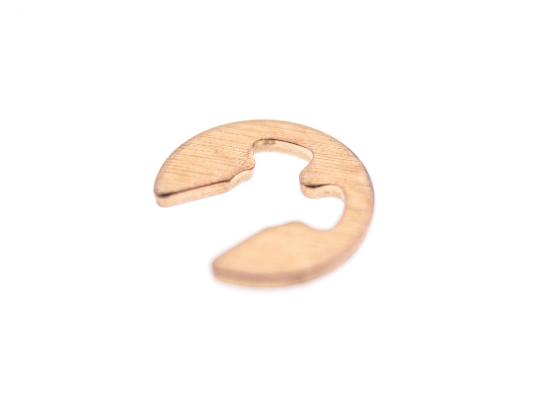 Circlip for Shaft 2.3mm Thick 0.6mm CU Retaining Ring for Vintage Audio Repair