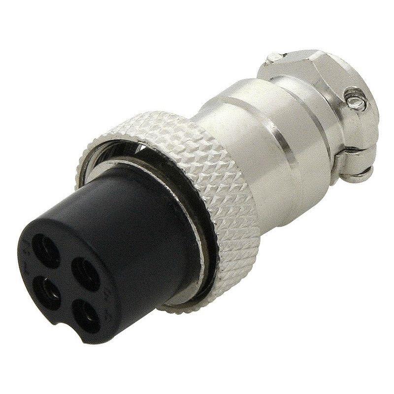 4-Pin Microphone Female Plug for Cable