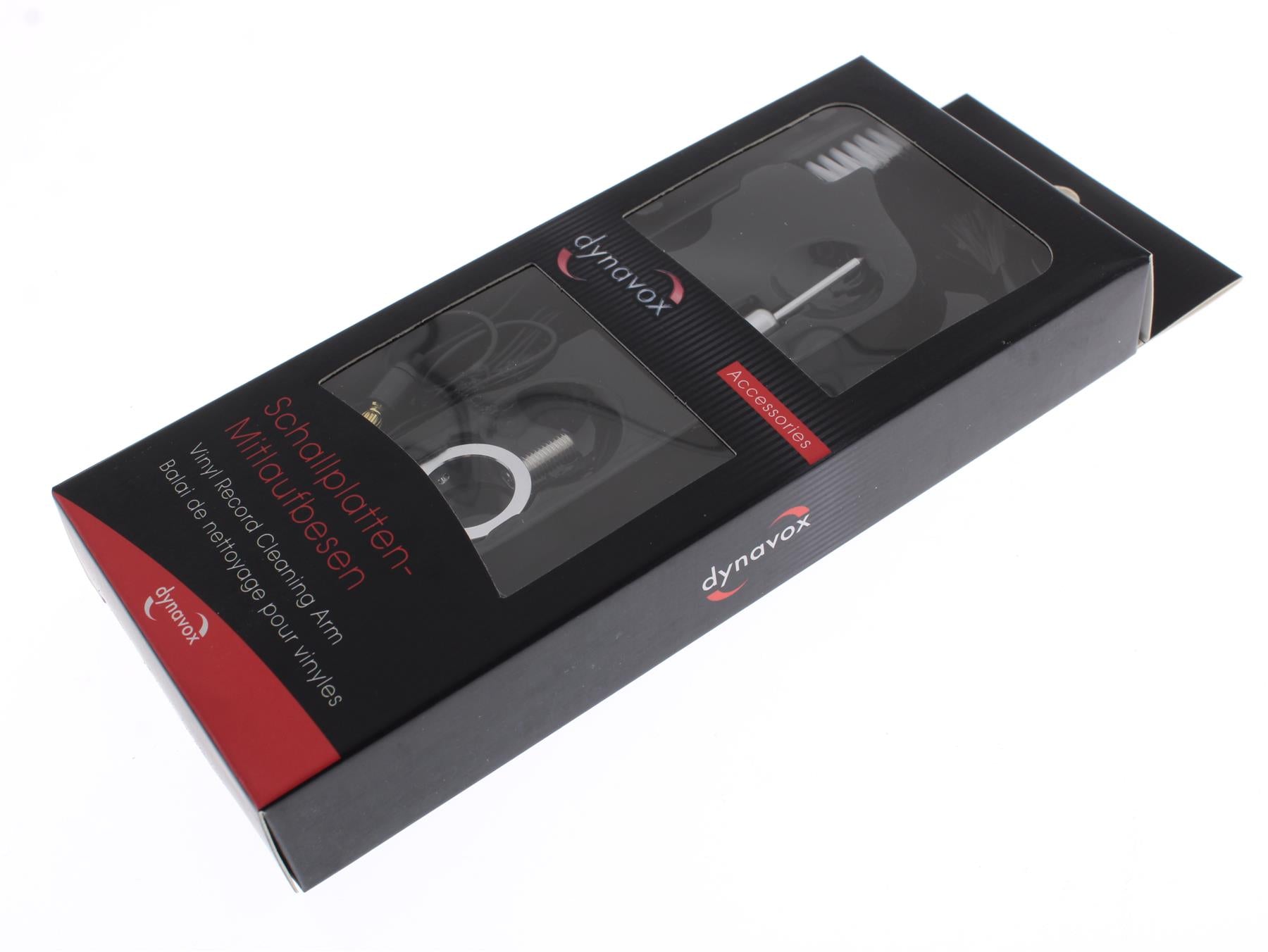 Dynavox Goat Hair Tracking Record Brush – Anti-Static In-Play Vinyl Cleaner