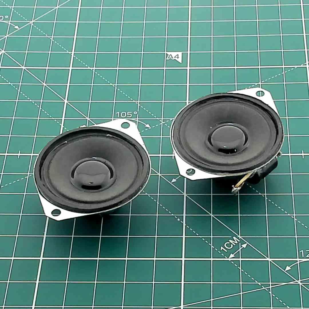 Pair of Replacement Tweeters for Vintage Audio, 16 Ohm 5 W [55x44x21mm]