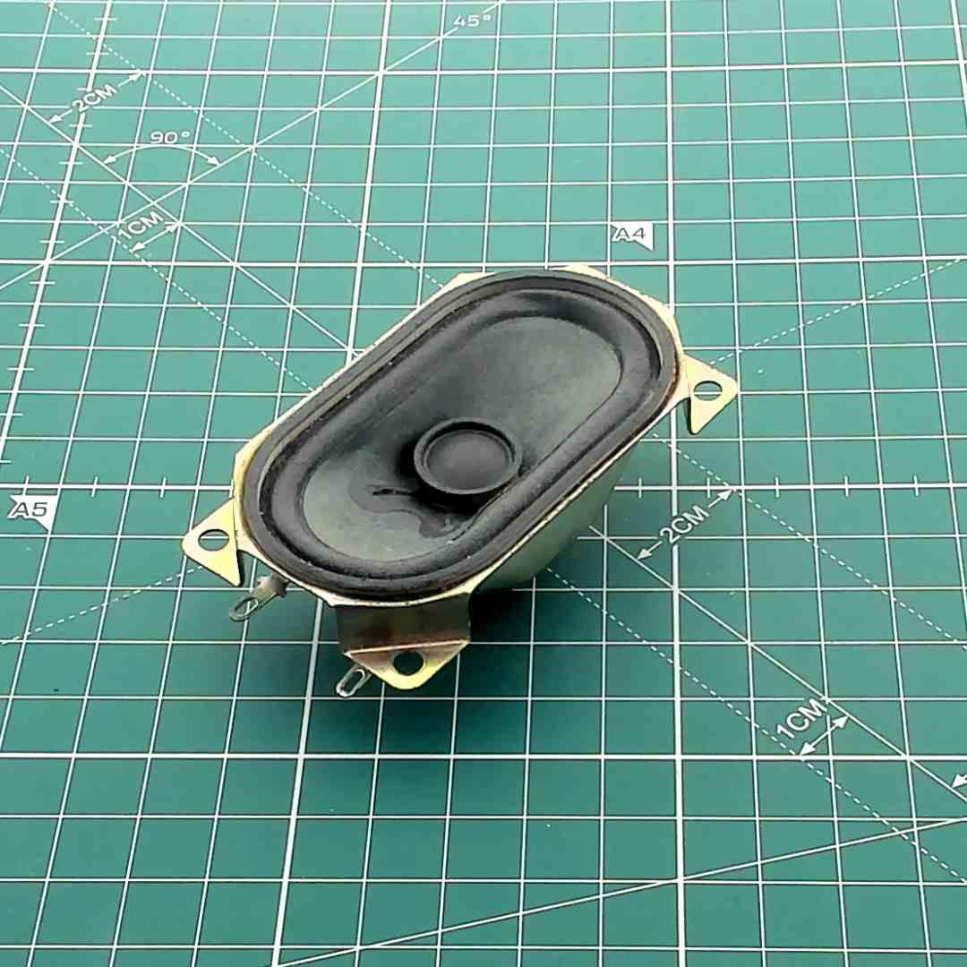 Oval Replacement Speaker for Vintage Audio, 4 Ohm 3 W [75x45x23mm]