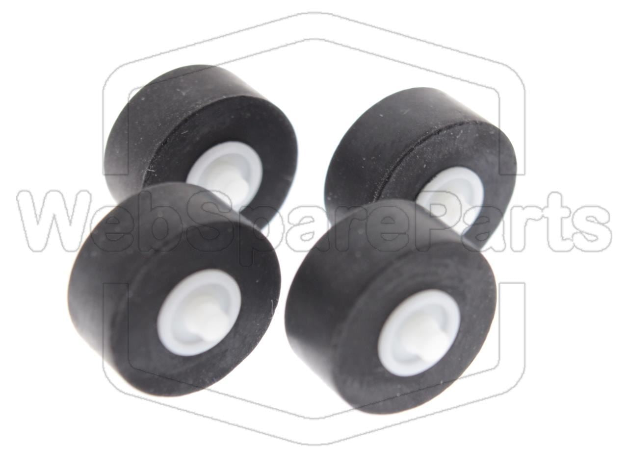Pinch Roller Set of 4 for Technics RS-EH60 Double Cassette Deck