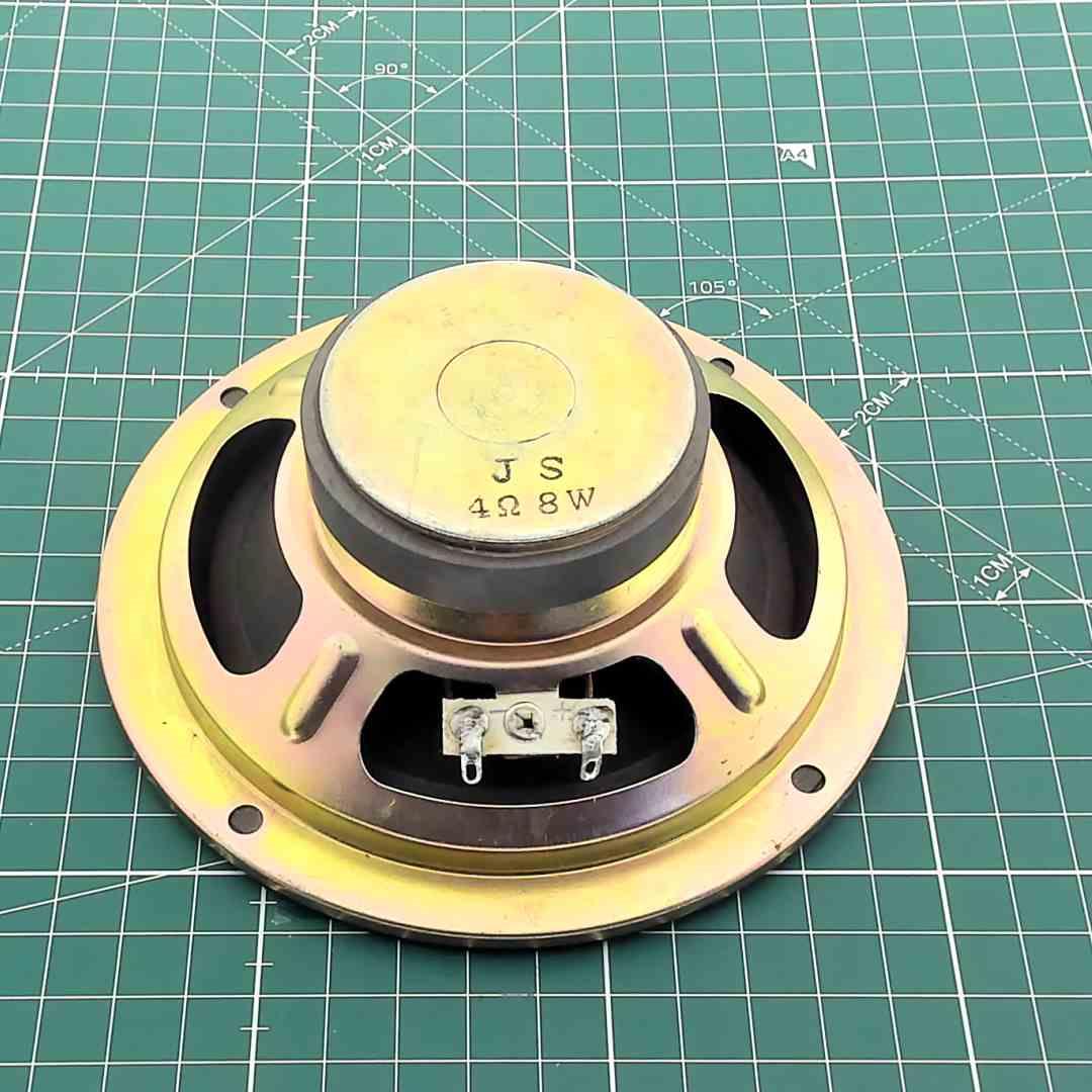 Round Replacement Speaker for Vintage Audio, 4 Ohm 8 W [Ø130×55mm]
