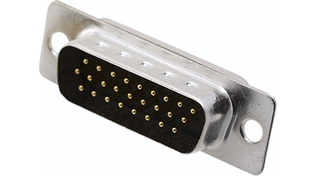 D-Sub HD DB26 Male Solder Connector