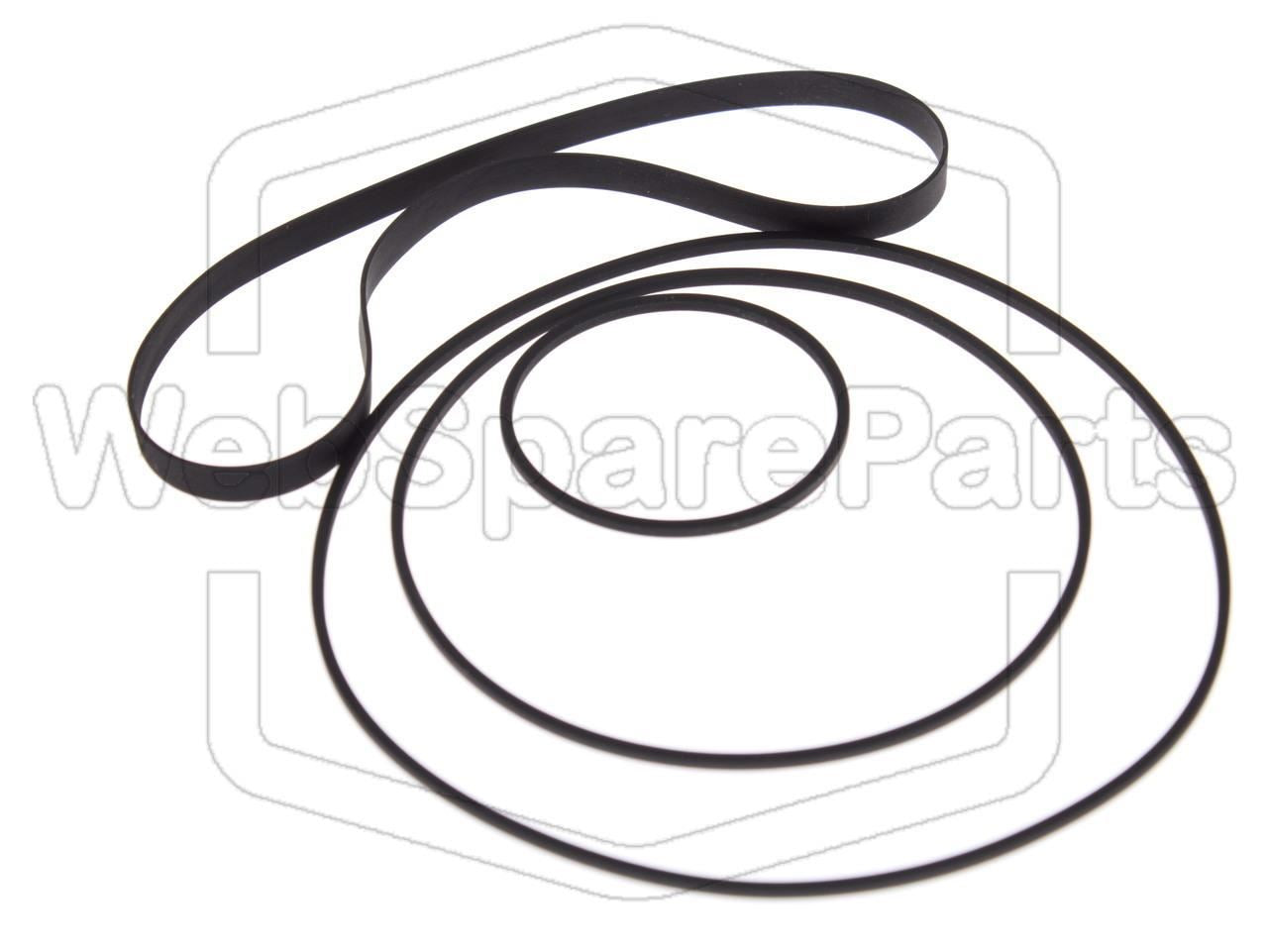 Full Belt Kit for Kenwood KX-500 Cassette Deck