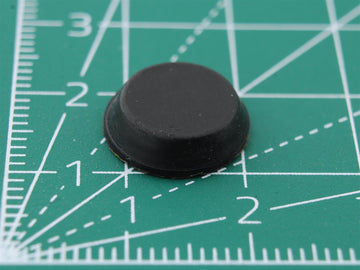 Round Rubber Foot Self-adhesive  Ø12.7mm x Ø11.5mm x height 3.8