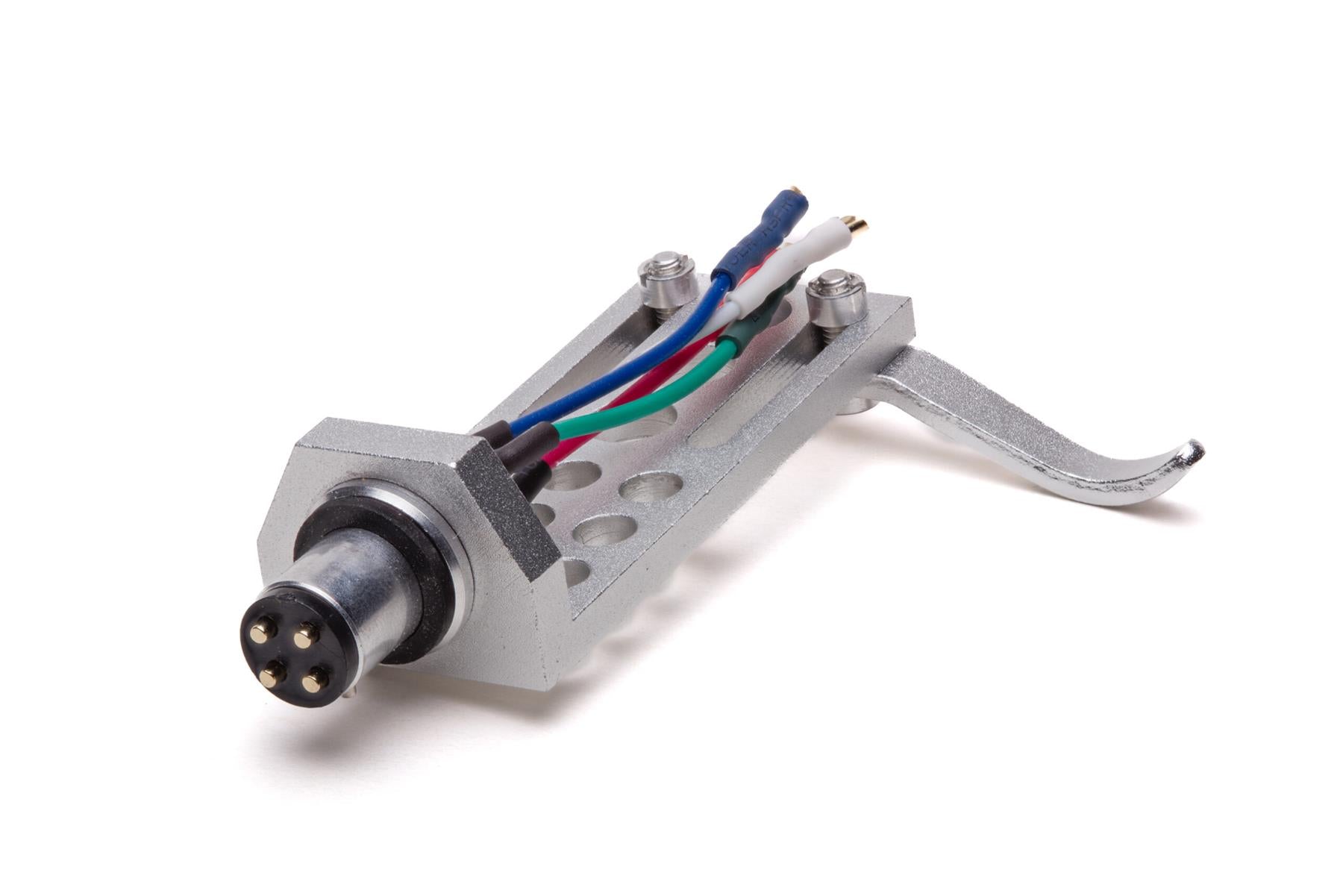 Analogis HS-26 CNC Aluminium Headshell – SME Mount with Gold-Plated OFC Leads [Silver]