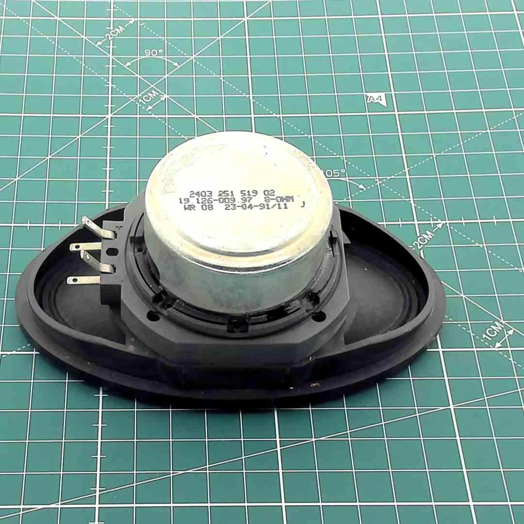Oval Replacement Speaker for Vintage Audio, 8 Ohm 8 W [130x75x50mm]