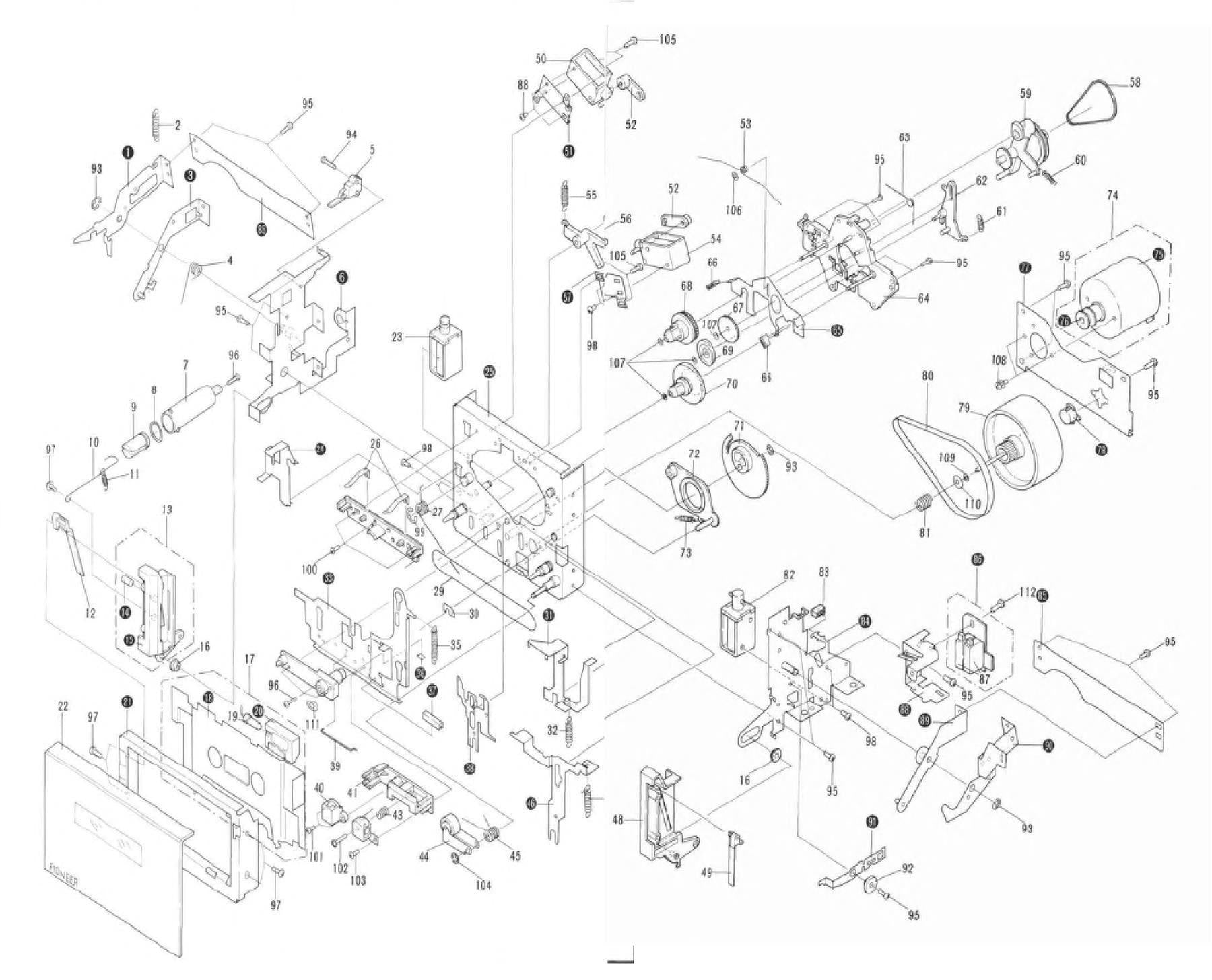 Chassis assembly Pos.(25)