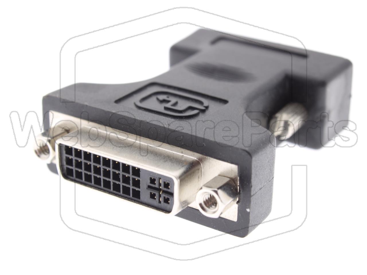 DVI-I [24+5] Female to VGA HD15 Male Adapter