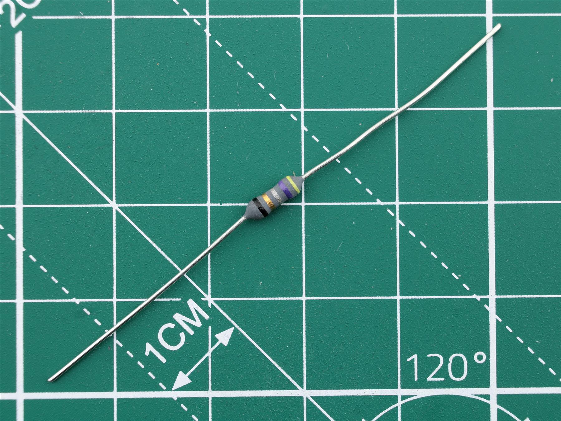 Fuse Resistor 0R47 0.5W 5% Ø2.6x6.8mm
