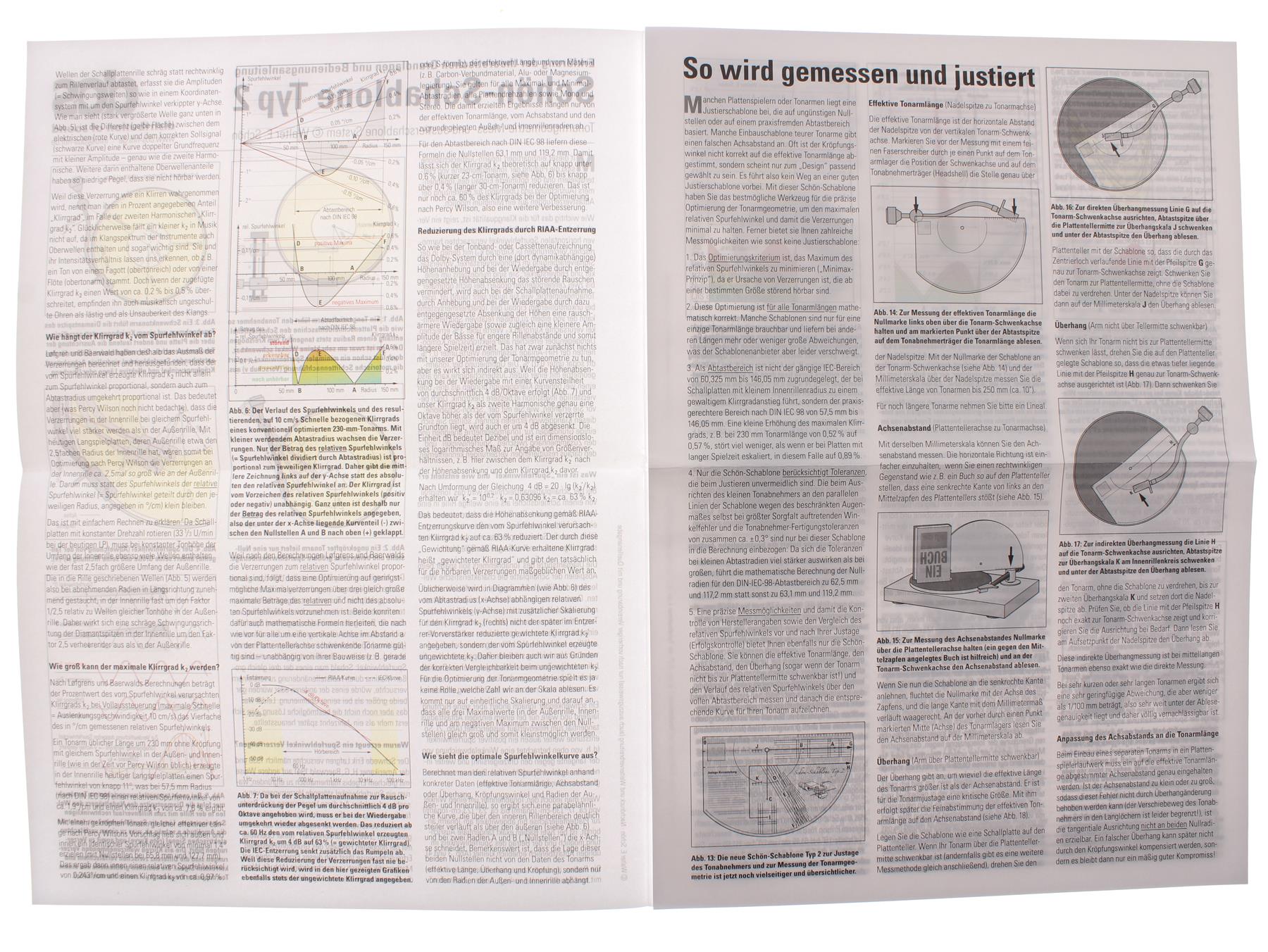 ELAC Measure and Adjusting Gauge MKII for Tonearm and Cartridge Alignment