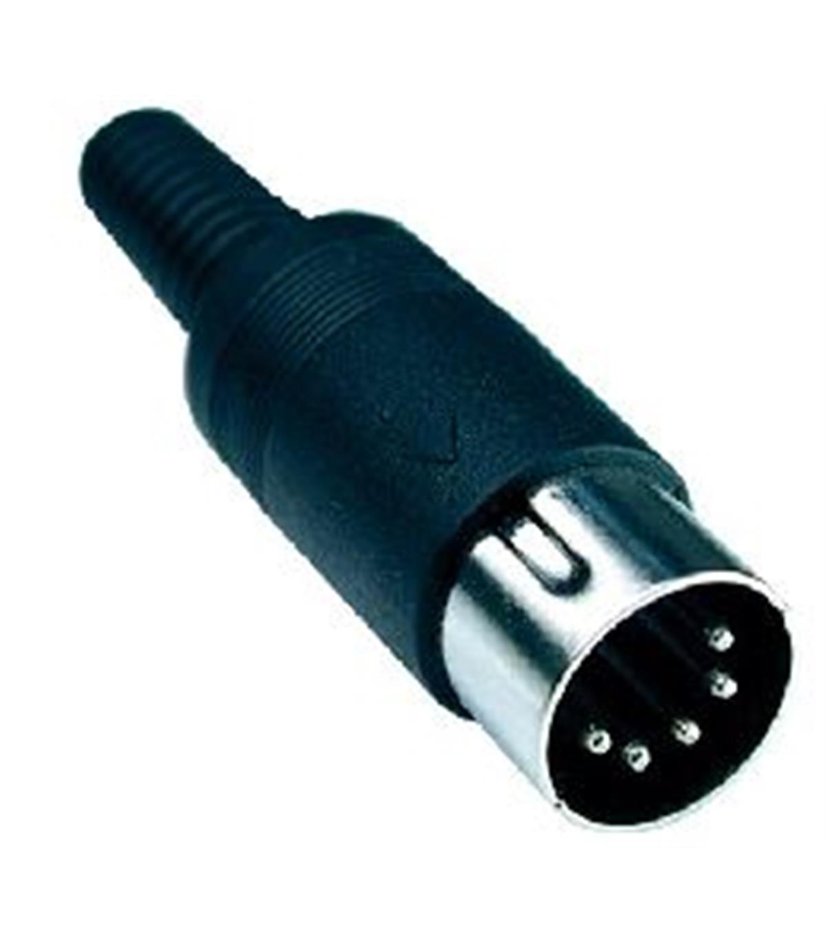 5-Pin DIN Male Plastic Plug for Cable