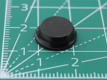 Round Rubber Foot Self-adhesive  Ø12mm x Ø9.5mm x height 4