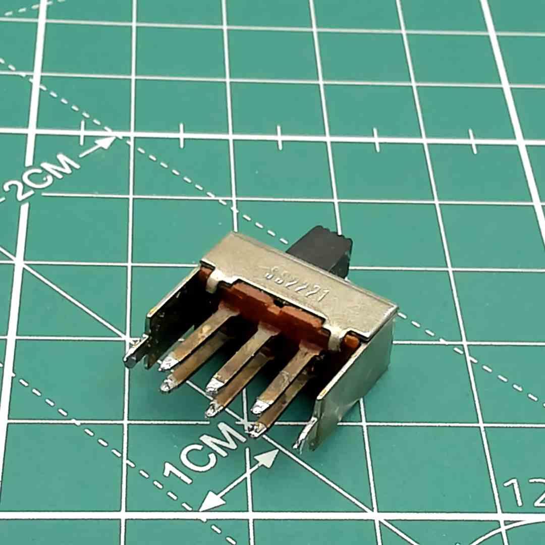 Hitachi TRK640 2-Position Slide Switch for Vintage Boombox Repair