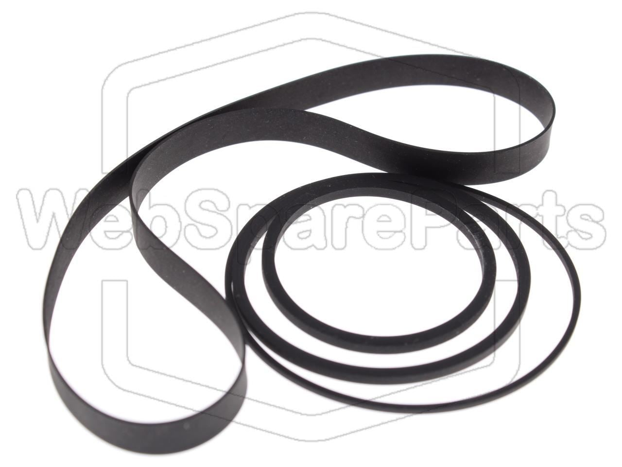 Belt Kit For Video Cassette Recorder Pathe Marconi PMk-62