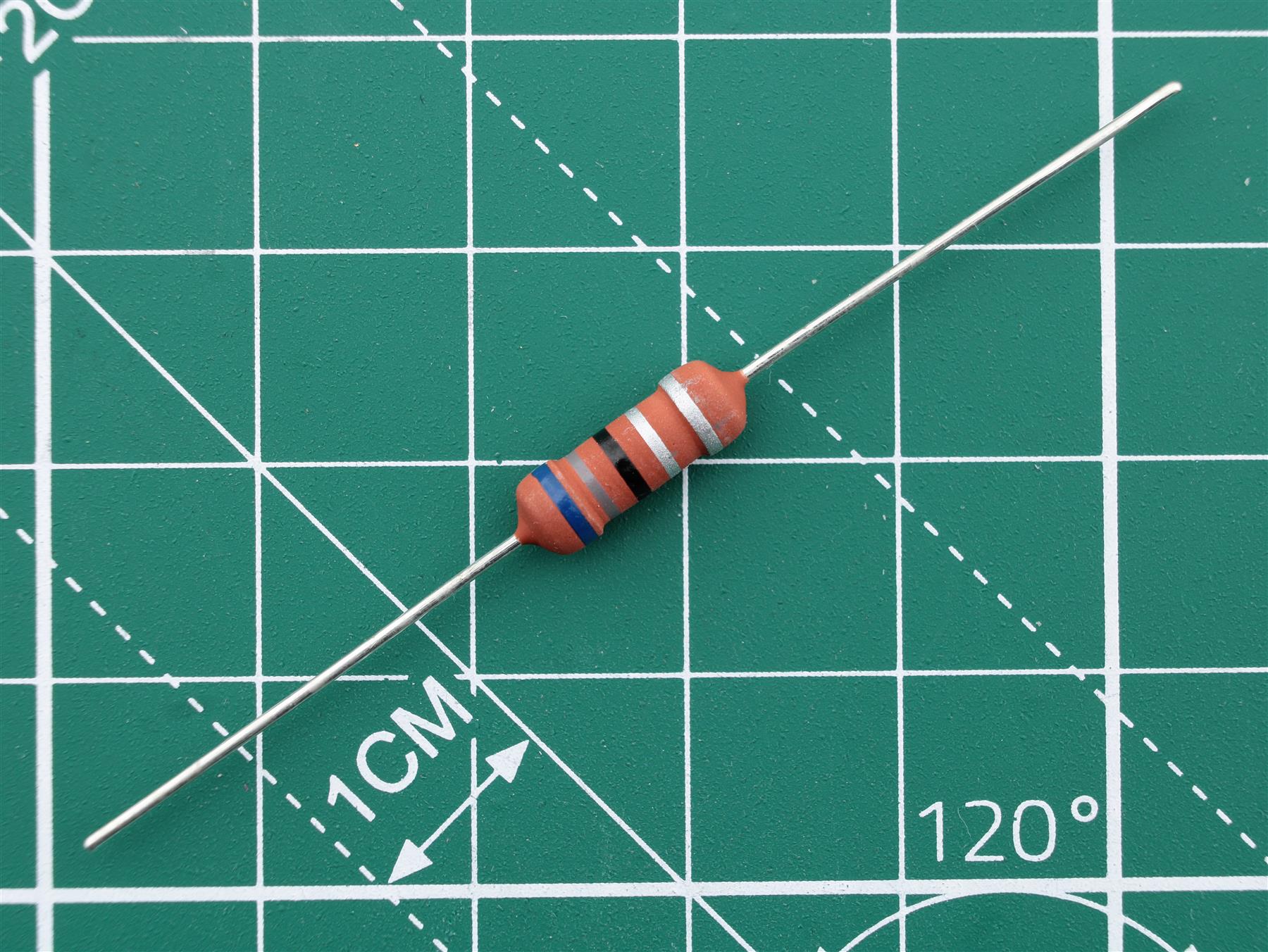 Fuse Resistor 6.8R 1W ±10% Ø5x12mm