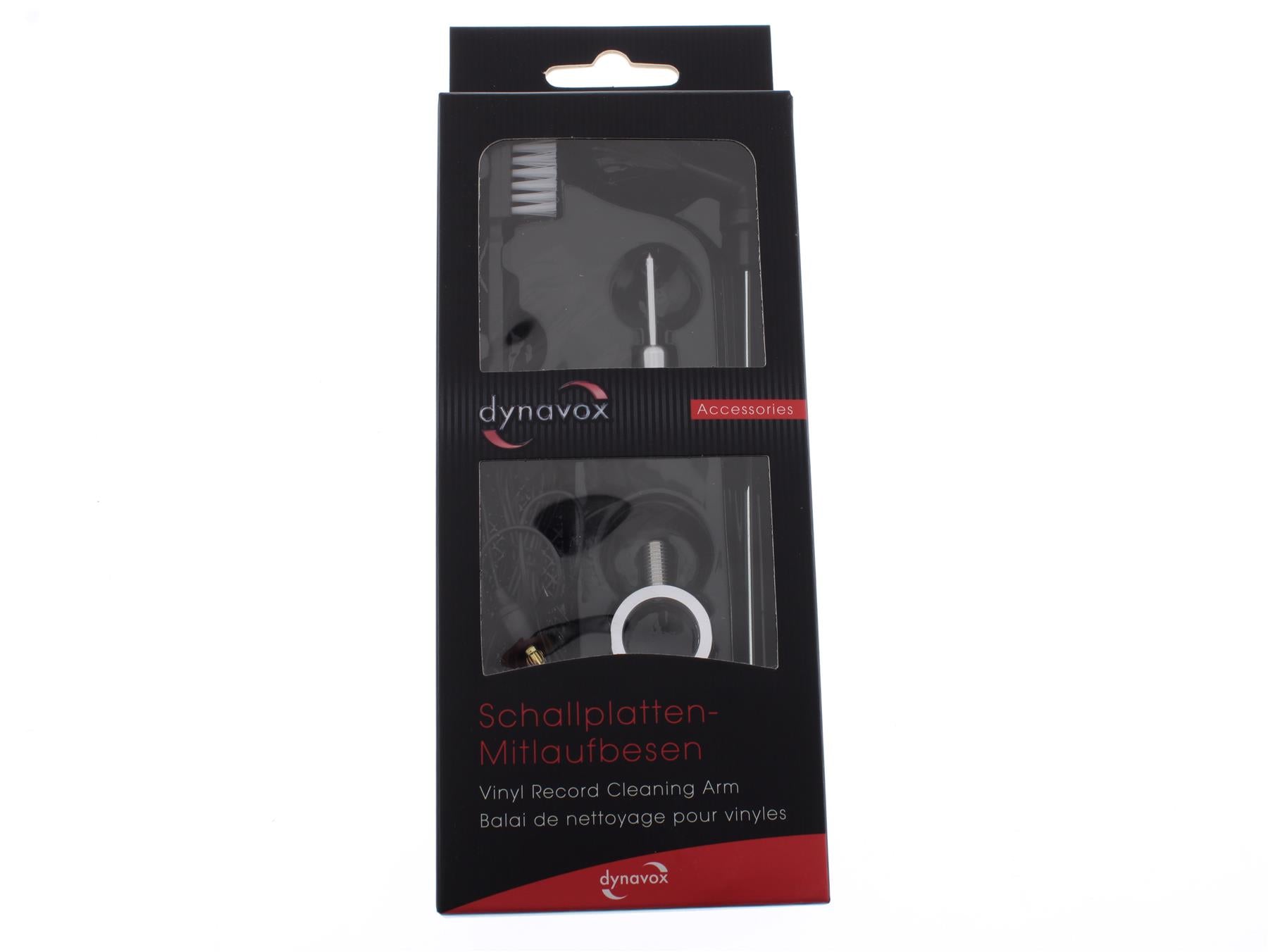 Dynavox Goat Hair Tracking Record Brush – Anti-Static In-Play Vinyl Cleaner