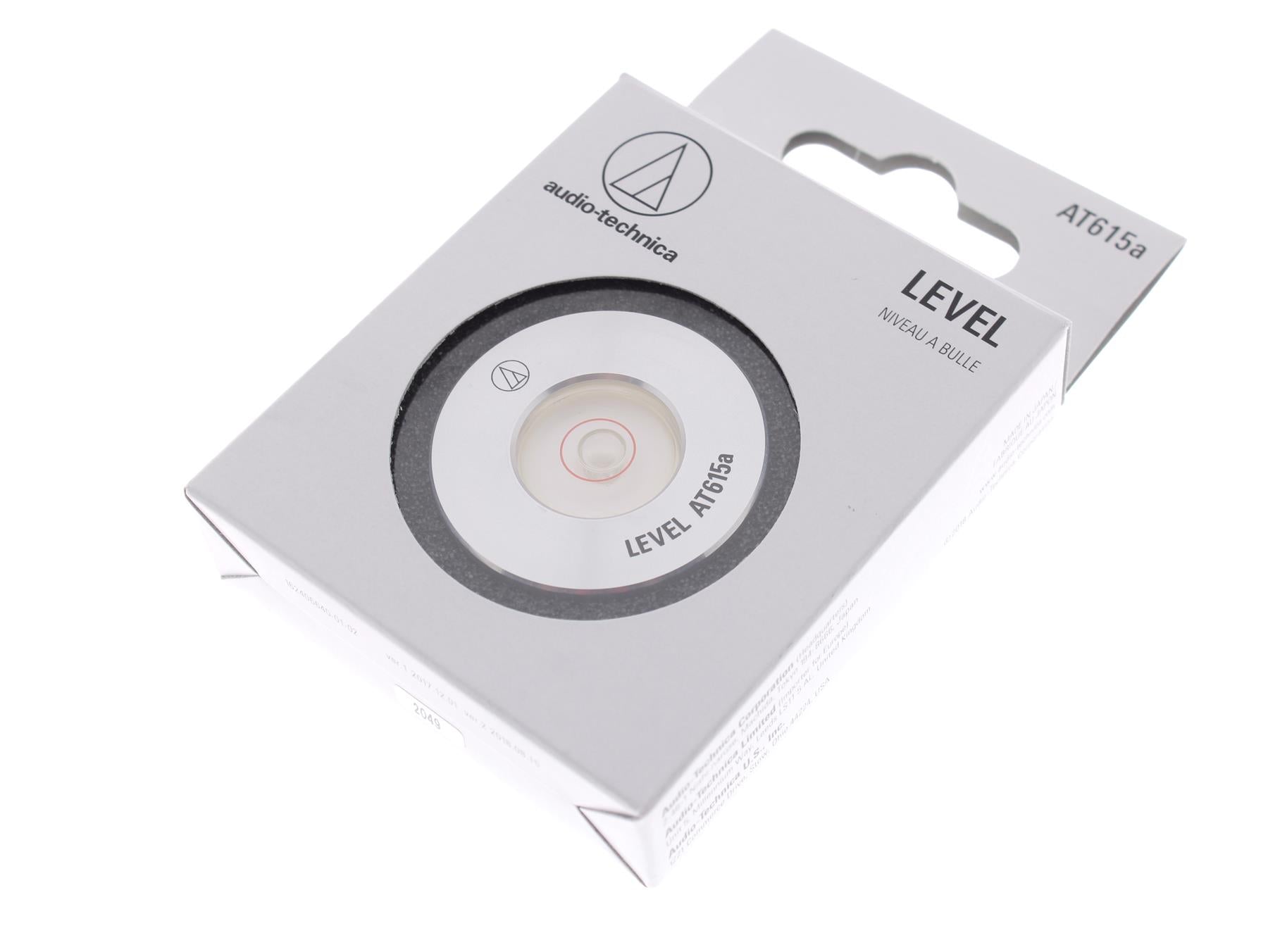 Audio-Technica AT-615 High-Precision Aluminium Bubble Level for Turntable Setup