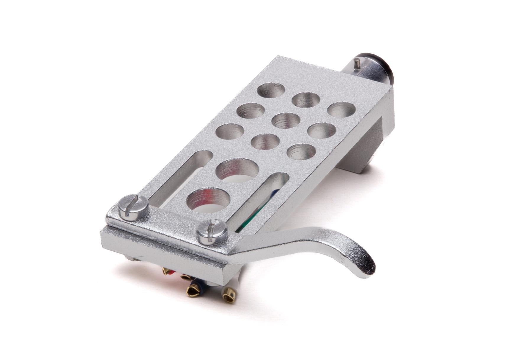 Analogis HS-26 CNC Aluminium Headshell – SME Mount with Gold-Plated OFC Leads [Silver]