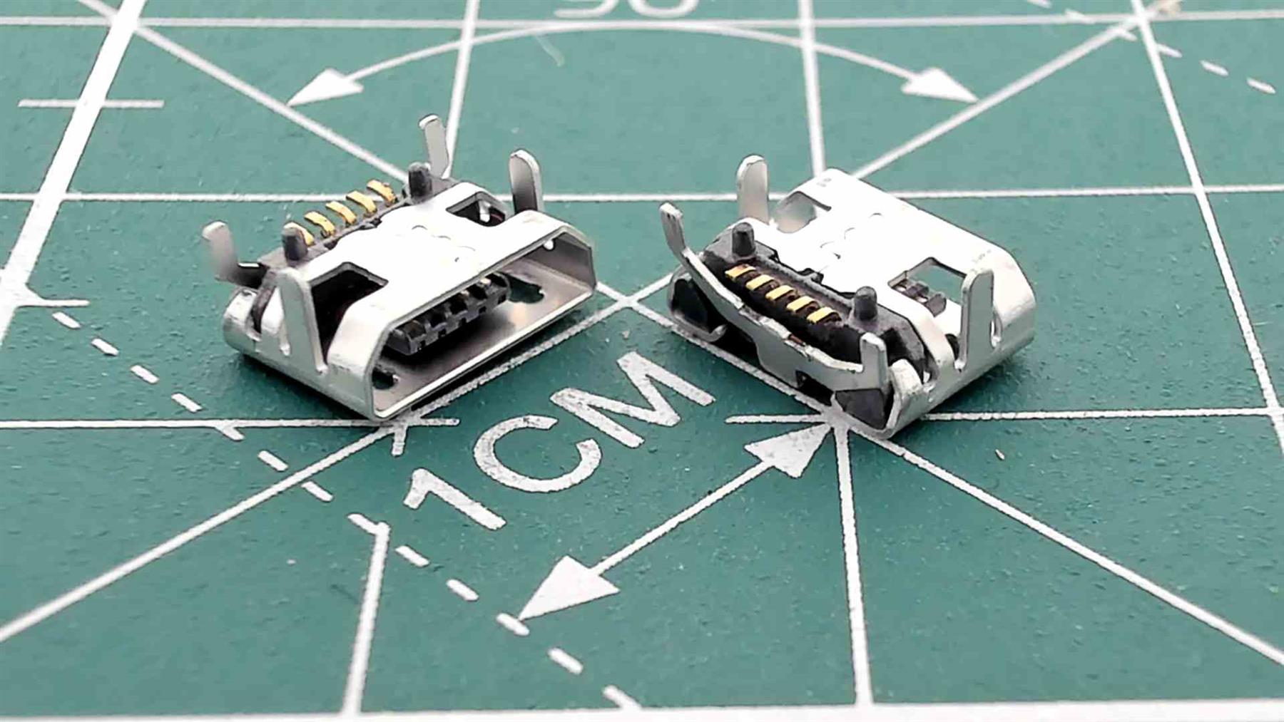 Micro USB Female Connector for PCB Soldering S7448